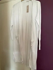 TU white longline cardigan uk14 new with tags - Picture 1 of 2