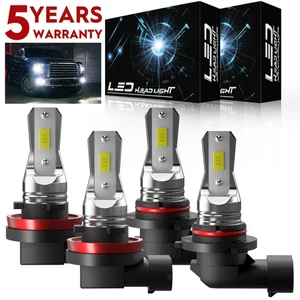 LED Headlight High Low Beam Bulb For Chevy Malibu LT Sedan 4-Door 1.5L 2019-2023 - Bild 1 von 10