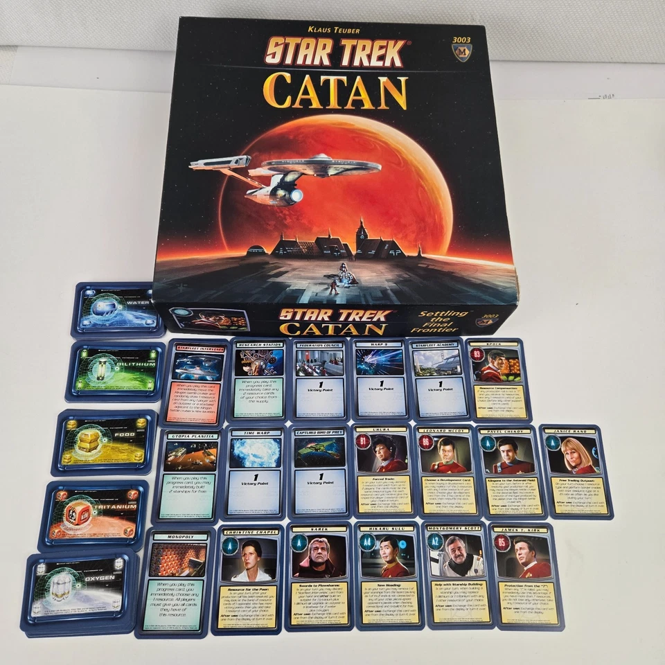 Piezas de repuesto Star Trek CATAN, tarjetas de recursos de soporte de desarrollo individual Foto 1 de 1