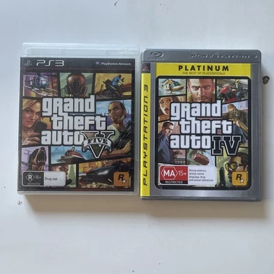Grand Theft Auto: IV & V GTA - Playstation 3 - Complete With Manual VGC - Image 1 of 4