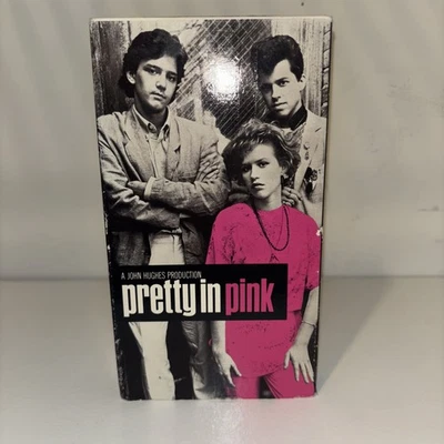 Pretty in Pink 1986 VHS Molly Ringwald Harry Dean Stanton Jon Cryer Paramount - Image 1 of 4