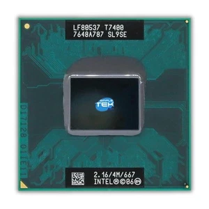 Intel Core 2 Duo T7400 CPU Processor Sl9se 2,16 GHZ Ppga478 Mobi Refurbished - Picture 1 of 5