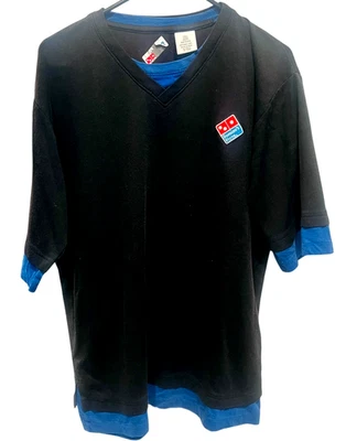 Domino's Pizza Vintage Uniform Shirt / Old Logo - Size Large - Image 1 of 4