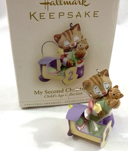 Hallmark My Second Christmas Child Ornament w/Box 2006 Cat Kitten - Picture 1 of 3