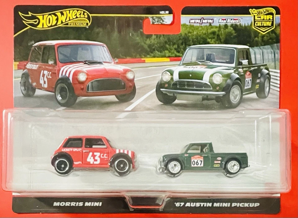 Hot Wheels • Car Culture • Morris Mini &'67 Austin Mini Pickup • 2025 - Image 1 of 1