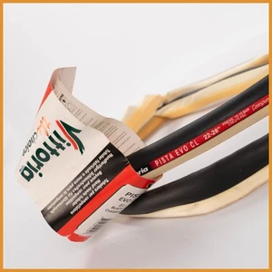 VITTORIA PISTA EVO CL TUBULAR 700 22 TIRE TRACK BIKE 28" RED PARA TIRE NEW black - Picture 1 of 8