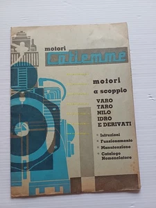COTIEMME Industriemotoren Varo Taro Nilo Hydro Bedienungsanleitung + Ersatzteilkatalog - Bild 1 von 4