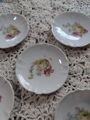 Pat de manteiga rosa floral vintage ALEMANHA - Imagem 1 de 4