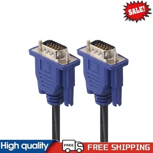 Monitor Cable Male To Male for Laptop PC Projector (1.5m) #g - Afbeelding 1 van 8