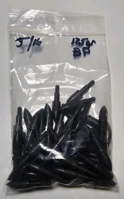 125Gr.  5/16" Diameter Bullet Point Arrow Tips  Saunders USA MADE 50ct  - Image 1 of 2