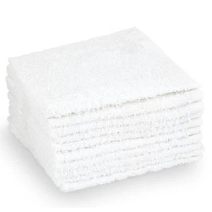 Cotton Wash Cloths 10 Pack - Washcloths for Showering, Face and Body, Soft an... - Picture 1 of 8