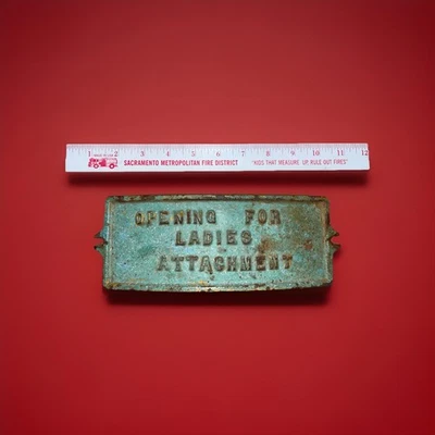 Antiguo letrero de APERTURA PARA DAMAS Insane Asylum Central State Hospital Foto 1 de 4