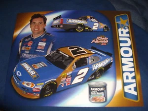 2011 ELLIOTT SADLER #2 ARMOUR NASCAR POSTCARD - Picture 1 of 1