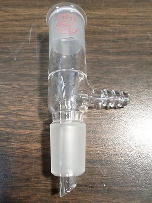 WILMAD LabGlass Straight Full Length Vacuum Take-Off Adapter 19/22  ML-375-702 - Image 1 of 4