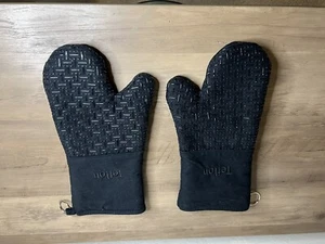 Extra Lange Ofenhandschuhe Schwarz Teflon EcoElite Wasserabweisend Hitzebeständig - Gebraucht - Bild 1 von 5