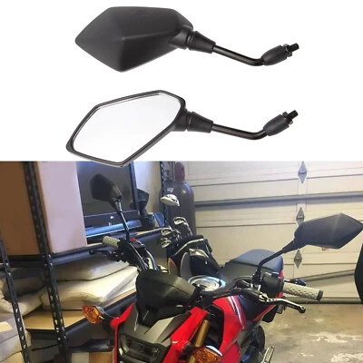 For Suzuki DRZ400 DRZ400S DRZ400SM DR350 Motorcycle Rearview Side Mirrors 10mm Foto 1 de 4