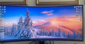 GIGABYTE G34WQC A 34 Inch WQHD Curved Gaming Monitor - 3440 X 1440, 1500R, 144Hz - Foto 1 di 6