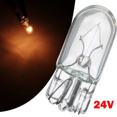2X Original T10 W5W Car Interior Light Turn Signal Lamp W2.1x9.5d 2825 24V - Image 1 of 4