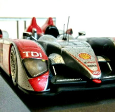 IXO Audi R10 TDI LM2007B #1 Le Mans Winner Dirty Race Finished Conditions 1/43