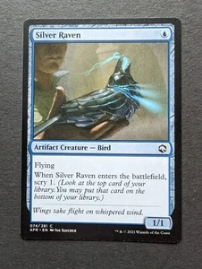 Magic the Gathering SILVER RAVEN 74 Adventures in the Forgotten Realms MTG - Picture 1 of 2