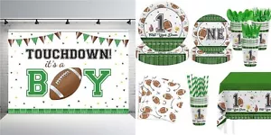 MEHOFOND 7x5ft Touchdown Boy Baby Shower Backdrop It's A Boy Banner Rugby Spo... - Picture 1 of 9