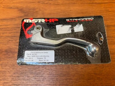 Alavanca de embreagem MSR KTM 125 250 liga polida tipo cabo alavanca #34-1741  - Imagem 1 de 2