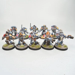 Space Wolves Marines x10 Painted - Warhammer 40k Army Space Marines - Picture 1 of 4