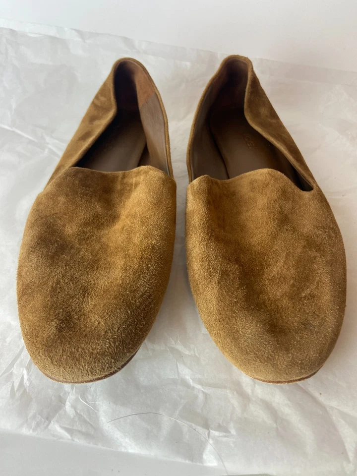 Vince Vero Cuoio Womens Suede Loafer Tan US Size 7M Slip On Casual Shoe - Image 1 of 4