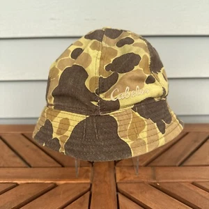 Vintage Jones Hat Camo Duck Bird Hunting Thinsulate Waterfoul Bucket Cabelas - Picture 1 of 7