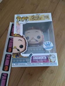 Funko Pop Disney Beauty and the Beast Cogsworth #1138 - Funko Shop Exclusive - Picture 1 of 4