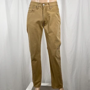 Levi's 514 Men's 32WX34L Beige Straight Fit 5-Pocket Pants - Picture 1 of 9