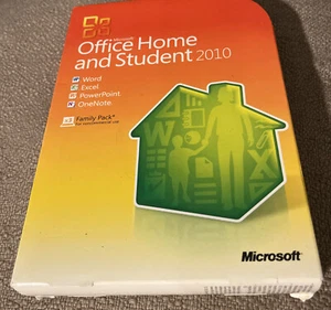 Microsoft Office Home and Student 2010 Software Windows Family Pack w/ Key - Picture 1 of 3