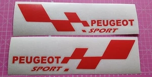 Calcomanía de pegatina BANDERA DEPORTIVA PEUGEOT X 2. Elección de 19 colores - Imagen 1 de 2
