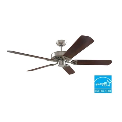 Vento 60 in. Brushed Nickel Ceiling Fan - VT-00001-BN - Image 1 of 4
