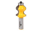 Yonico 18135 - Foot Molding Router Bit, Wavy - Cutting Height: 1-1/4&quot; - 1/2&quot; Sha