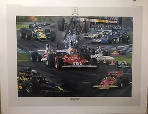 50 Years Of Watkins Glen The Grand Prix Years By Nicholas Watts Car Poster Rare! - Picture 1 of 7