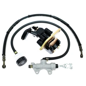 Rear Brake Master Cylinder Caliper & Hose Assy for Yamaha Raptor 660R YFM660R - Picture 1 of 2