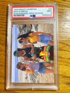 1994 Mighty Morphin Power Rangers New Season PSA 9 Tommy Kimberly Trini Green - Picture 1 of 1
