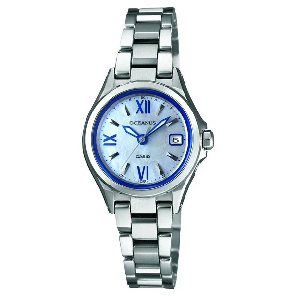 CASIO OCEANUS OCW-70PJ-7AJF Silver Radio Waves Solor Women's Watch New in Box - Image 1 of 1