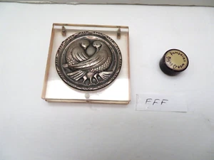 2 estuches espejados compactos de maquillaje en polvo vintage fff - Imagen 1 de 5