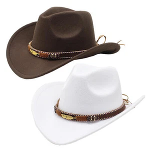 Cowboy Hats for Adult Classic Western Styles Cow Boy Hat Cowgirl Hat Beach Hat - Picture 1 of 14