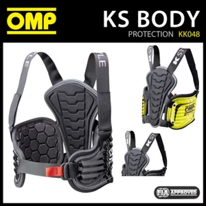 Chaleco protector de costillas de protección corporal OMP Karting KS para conductores de carreras de karts - Imagen 1 de 22