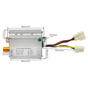 48V/60V 600W 15A High-Power Brushed DC Motor Controller for Scooters E-bikes - Picture 1 of 8