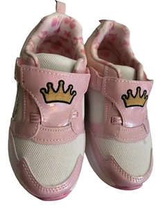Disney Princess Mädchen Größe 11 leuchtender sportlicher Sneaker Tennisschuh Kleinkind rosa - Bild 1 von 9