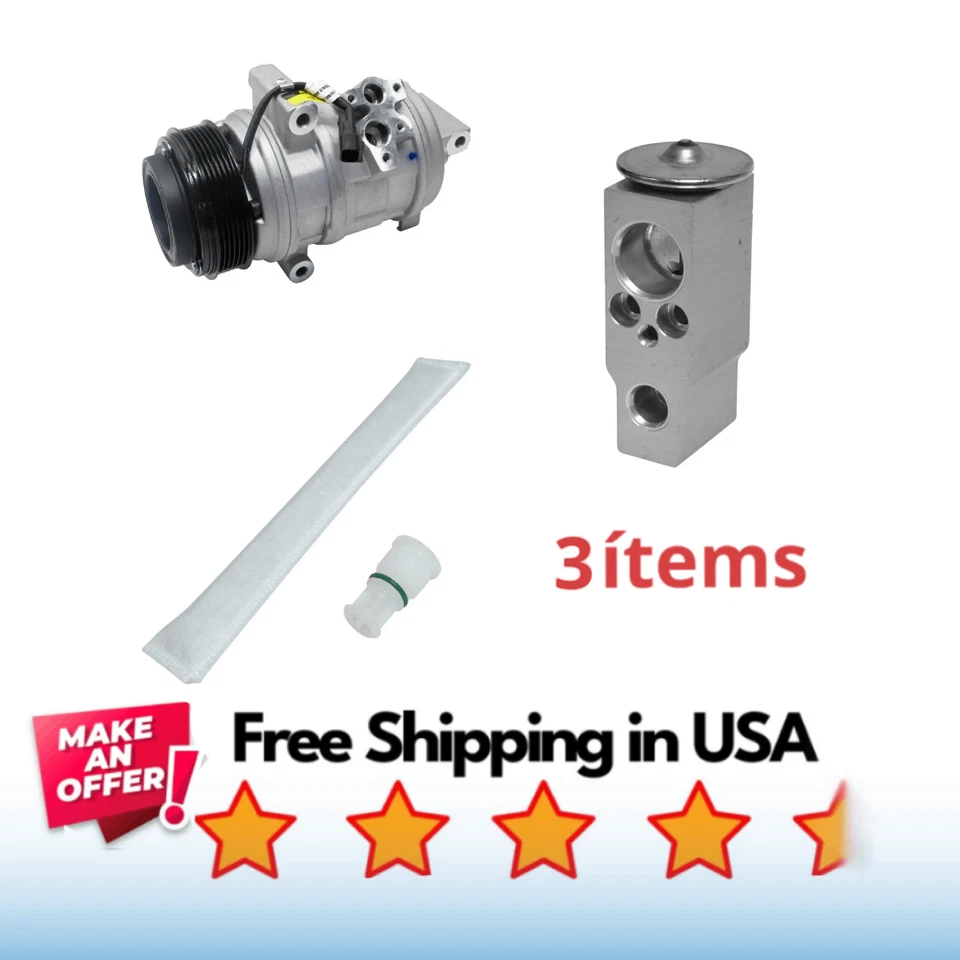 套件压缩机空调适合福特Edge 2007-2014,林肯MKX 2007-2015 — 第 1/1 张图片