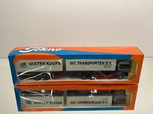 TEKNO HOLLAND SCANIA WOLTER KOOPS TRUCK+COMBI TRAILER WIPKAR -1:50- GOOD IN BOX - Imagen 1 de 10