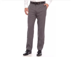 NEW Ralph Lauren Comfort Flex Pant Medium Brown Taupe Grid 34" x 30" - Picture 1 of 6