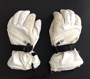 SWANY Tri-Plex + Women’s Large L White Leather Gloves SKI SNOWBOARD WINTER - Picture 1 of 24