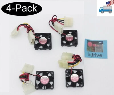 4-pack: Sunon KD1204PFS3 ZP CLE 40mm 4-Pin Molex CPU Cooling PC Case Fans - Image 1 of 4