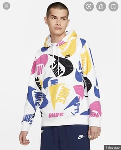 Nike NSW Sportswear French Terry Club Pullover Hoodie Mens Size XL DD1121-455 - Picture 1 of 3